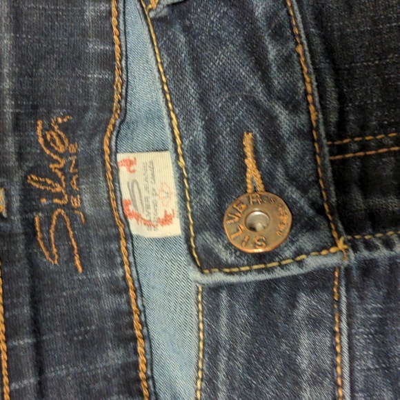 Silver Jeans W34/L30 Silver Suki Slim Jeans Plus Size - Picture 4 of 13